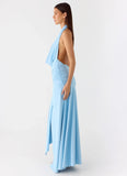 Rowan Ray Cowl Maxi Dress Blue