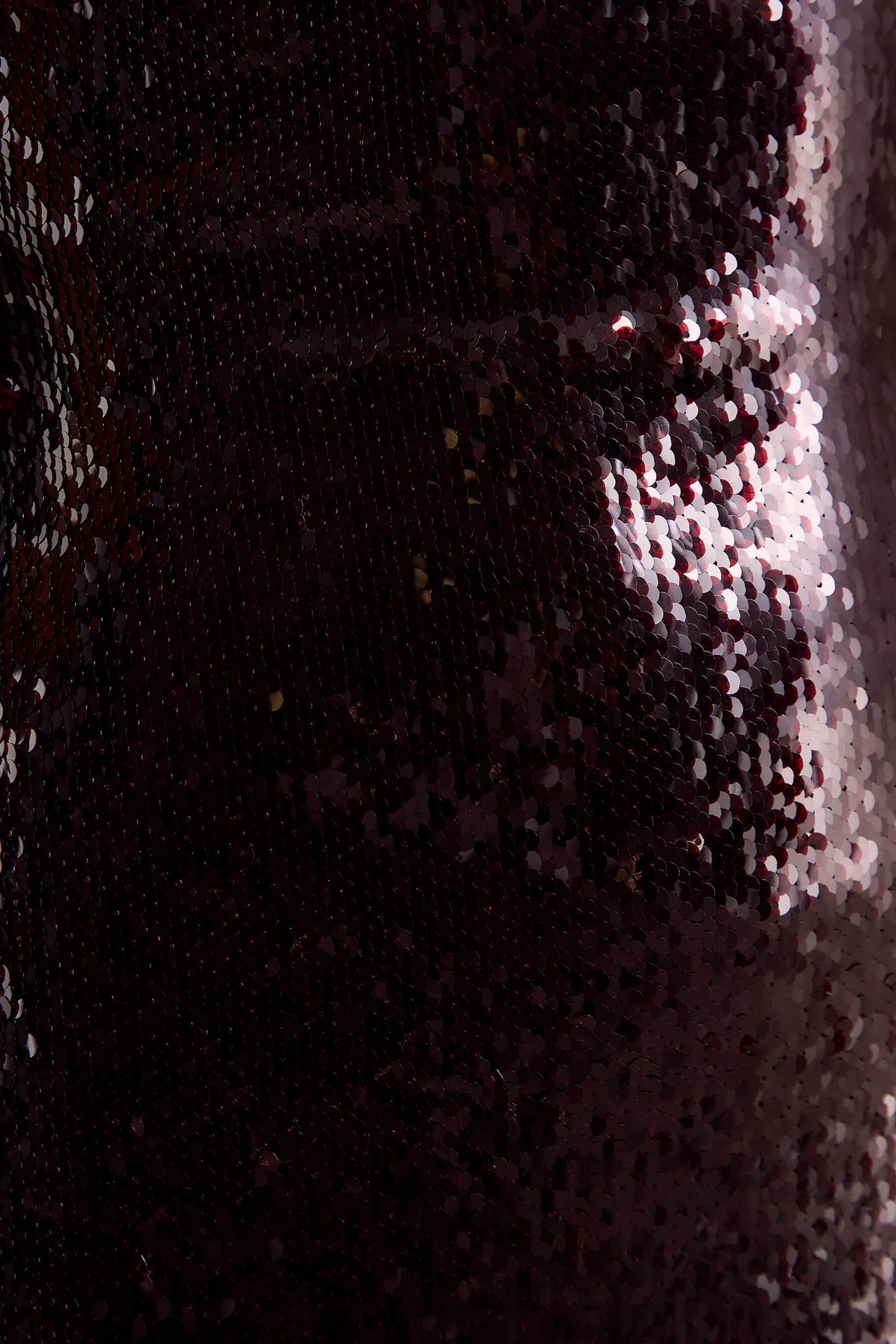 Lenor Burgundy Plunge Neck Maxi Dress