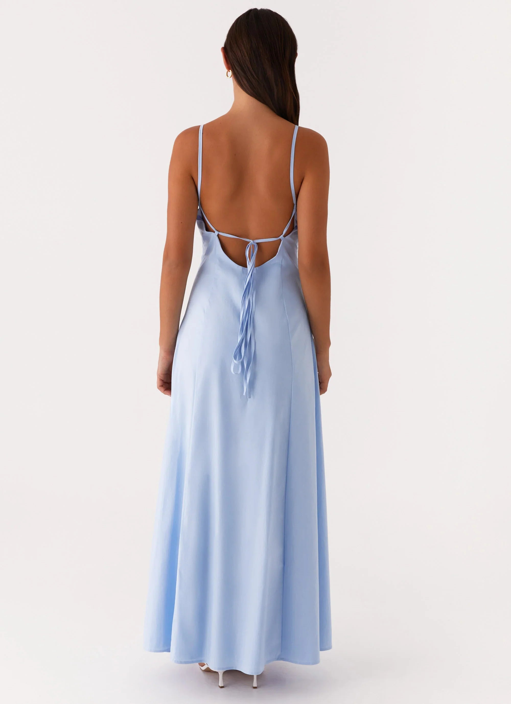 Clear As Day Maxi Dress Blue