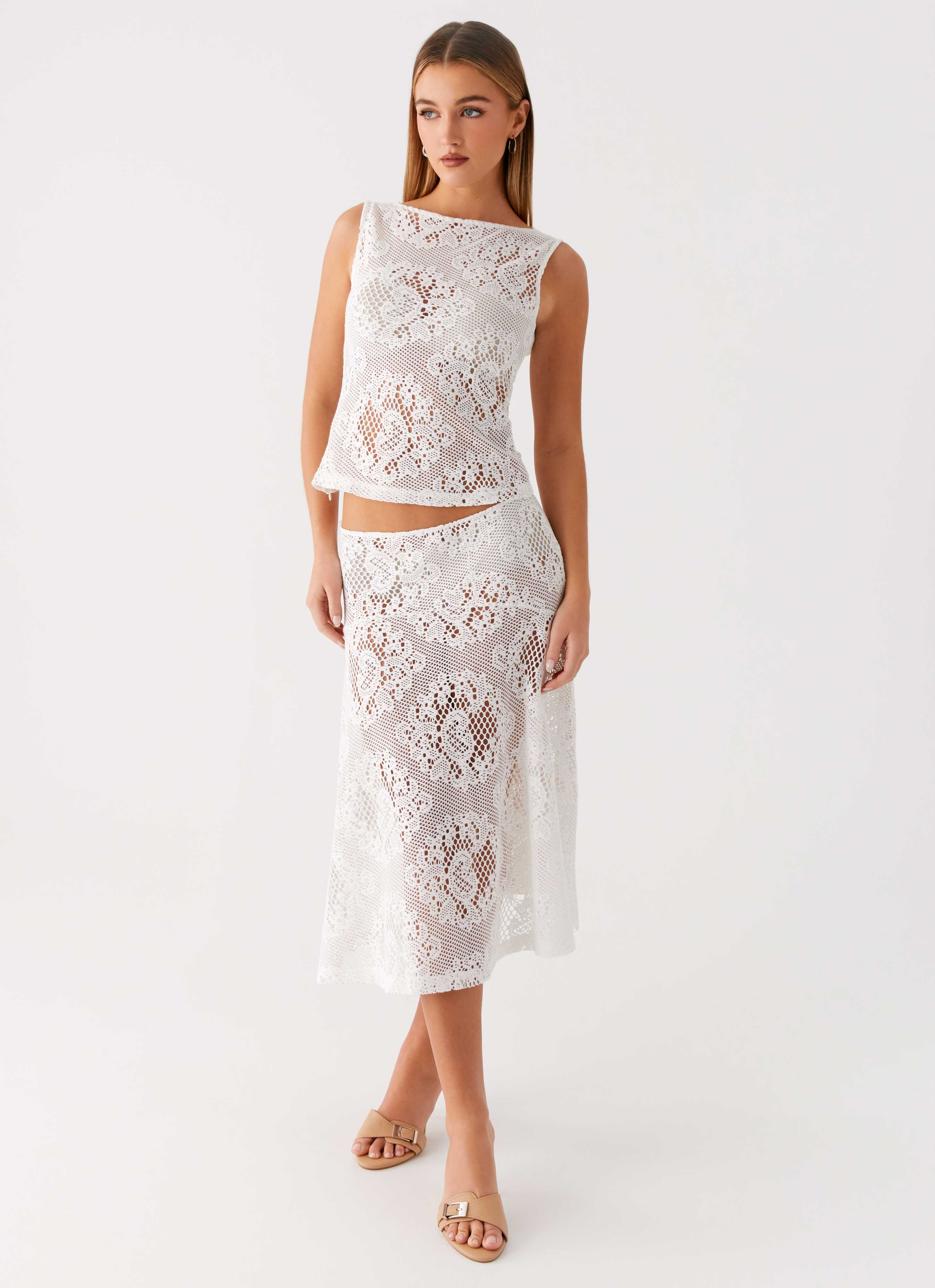 Virelle Lace Top Ivory