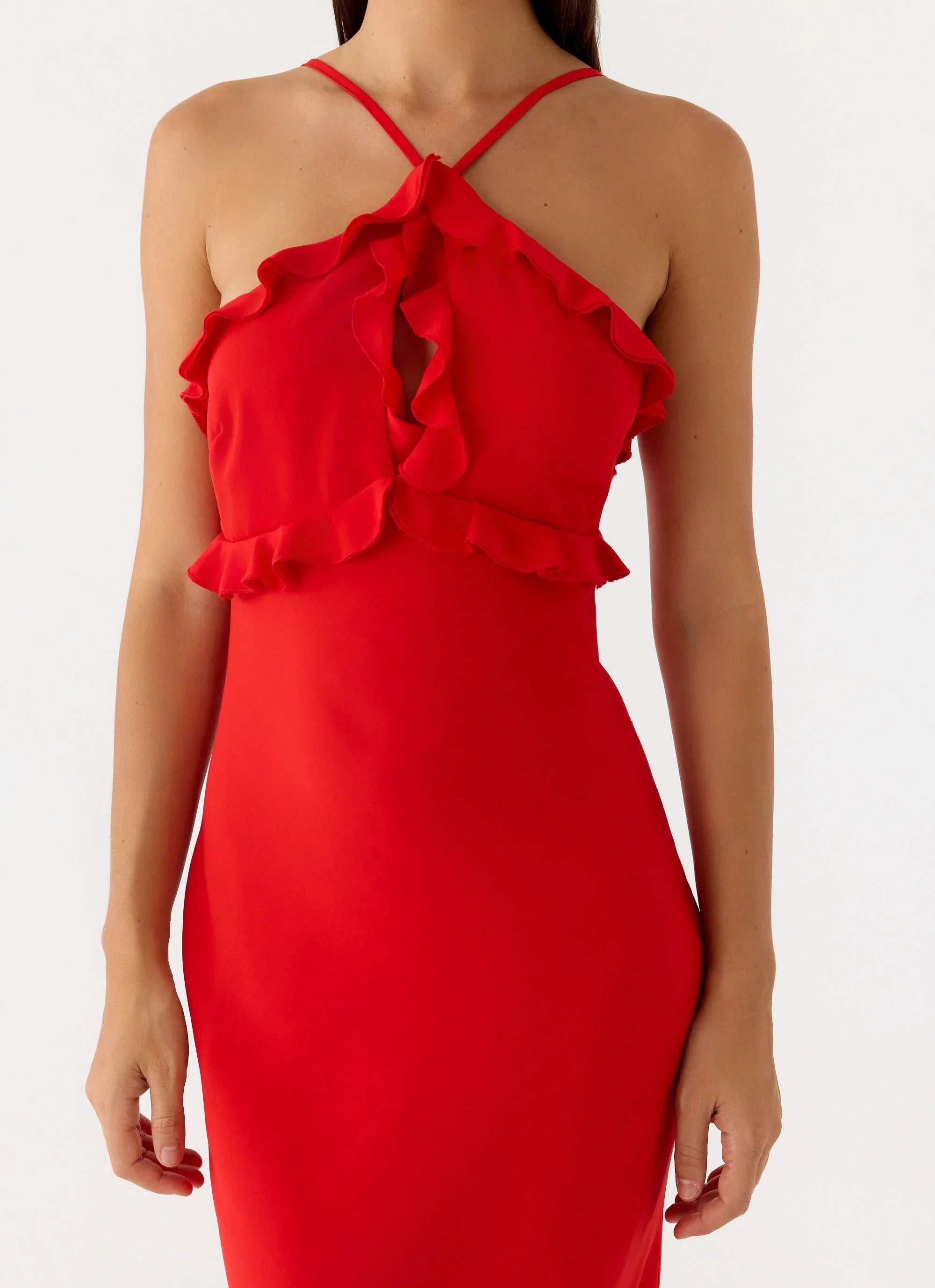 Trieste Maxi Dress Red