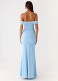 Vee Bardot Maxi Dress Blue
