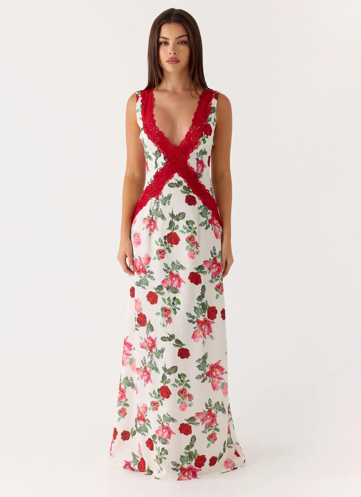 Aoifie Maxi Dress Ivory Bloom