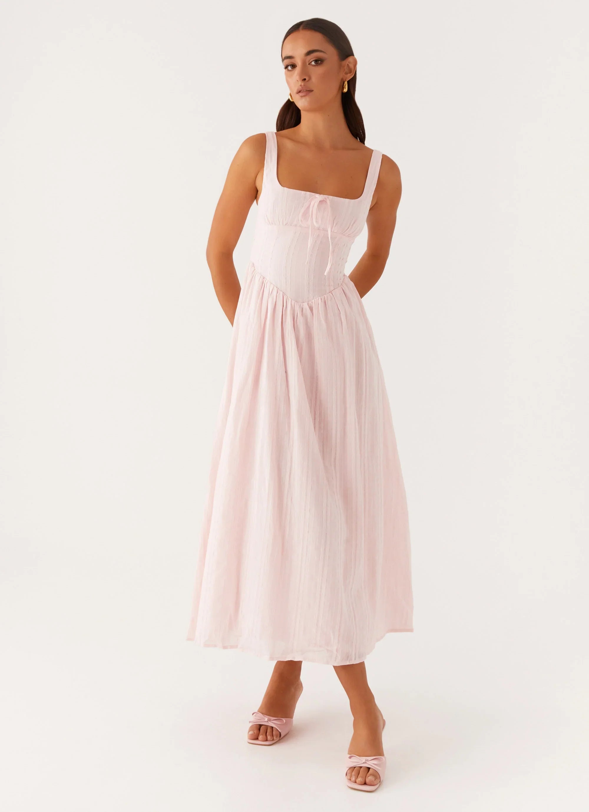 Pascuelle Midi Dress Pink