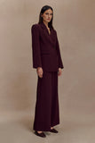Mateo Oversized Blazer Mahogany