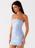 Martini Mini Dress Blue