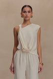 Violeta Asymmetric Top Ivory