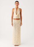 Bling It On Cowl Top Ivory