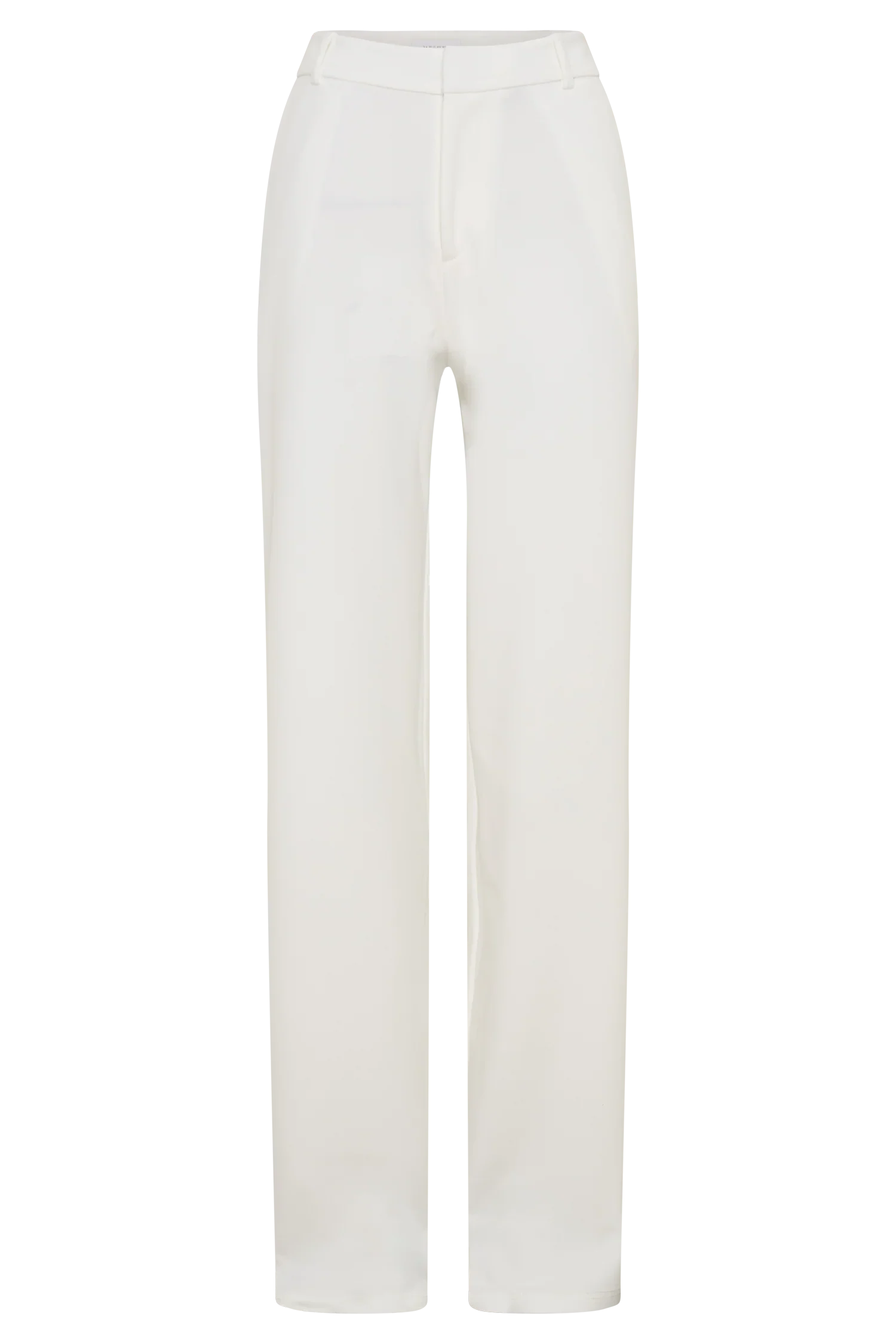 Maude Crepe Straight Leg Pants Ivory
