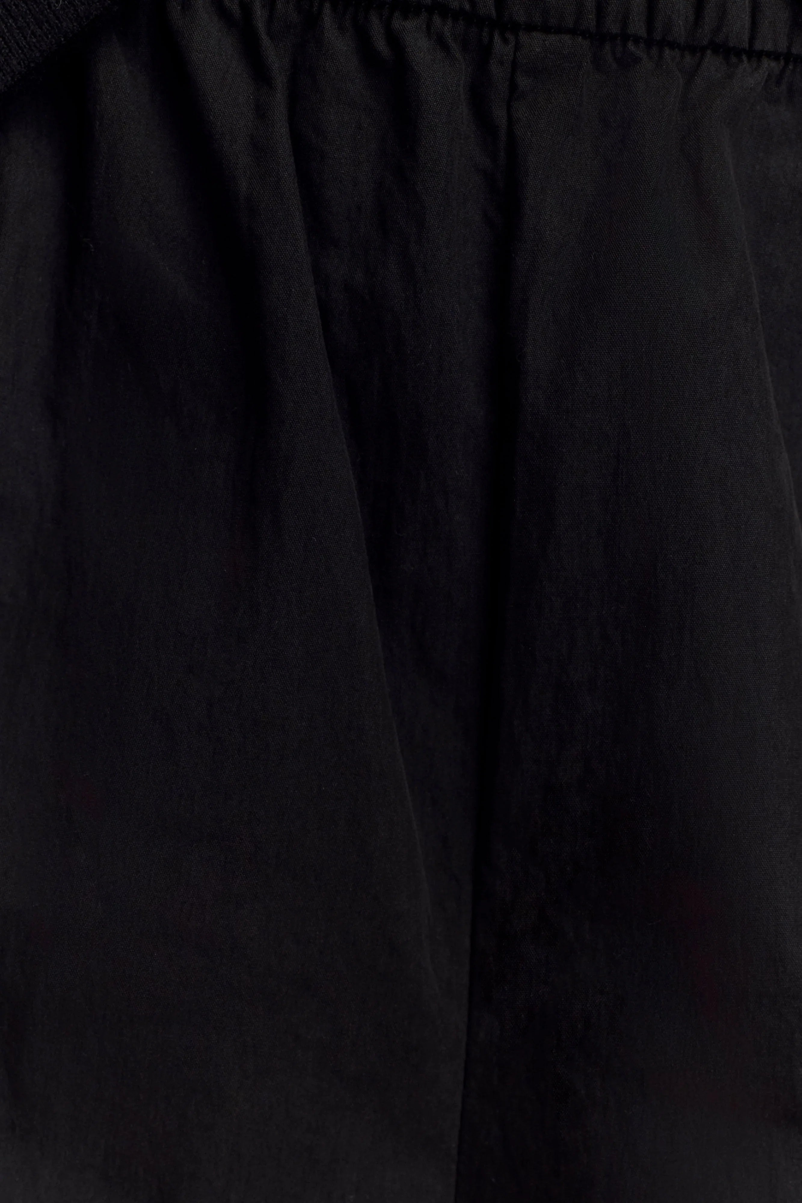 Campbell Cotton Wide Leg Pants Black
