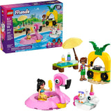 LEGO Friends Unicorn Flamingo Pool Party Pretend Play Building Toy Creative Storytelling Playset for Kids for Boys Girls Ages 5 Birthday Gift Idea for Kids 42658