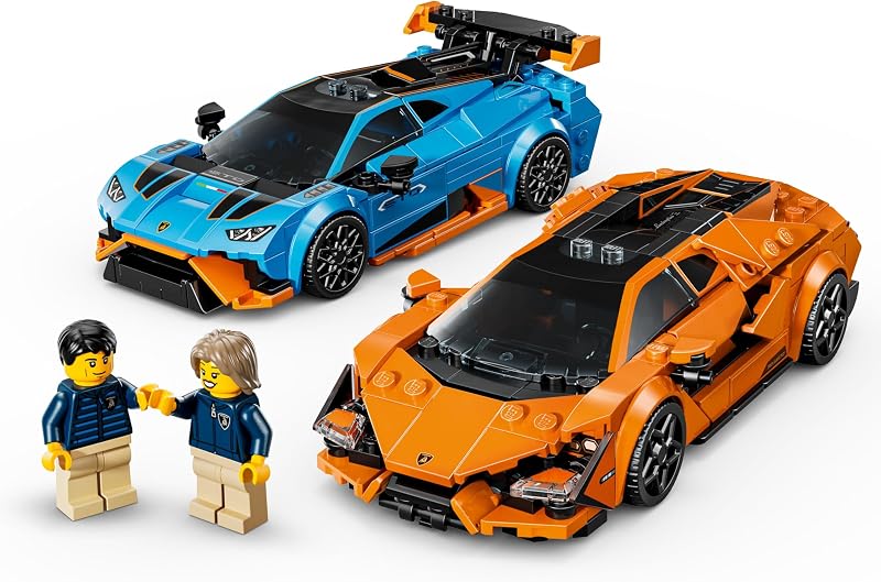LEGO Speed Champions Lamborghini Revuelto Huracán STO Car Toys Building Toy for Pretend Play for Boys Girls Ages 10 Model Car Kit Display Gift Idea for Kids 77238