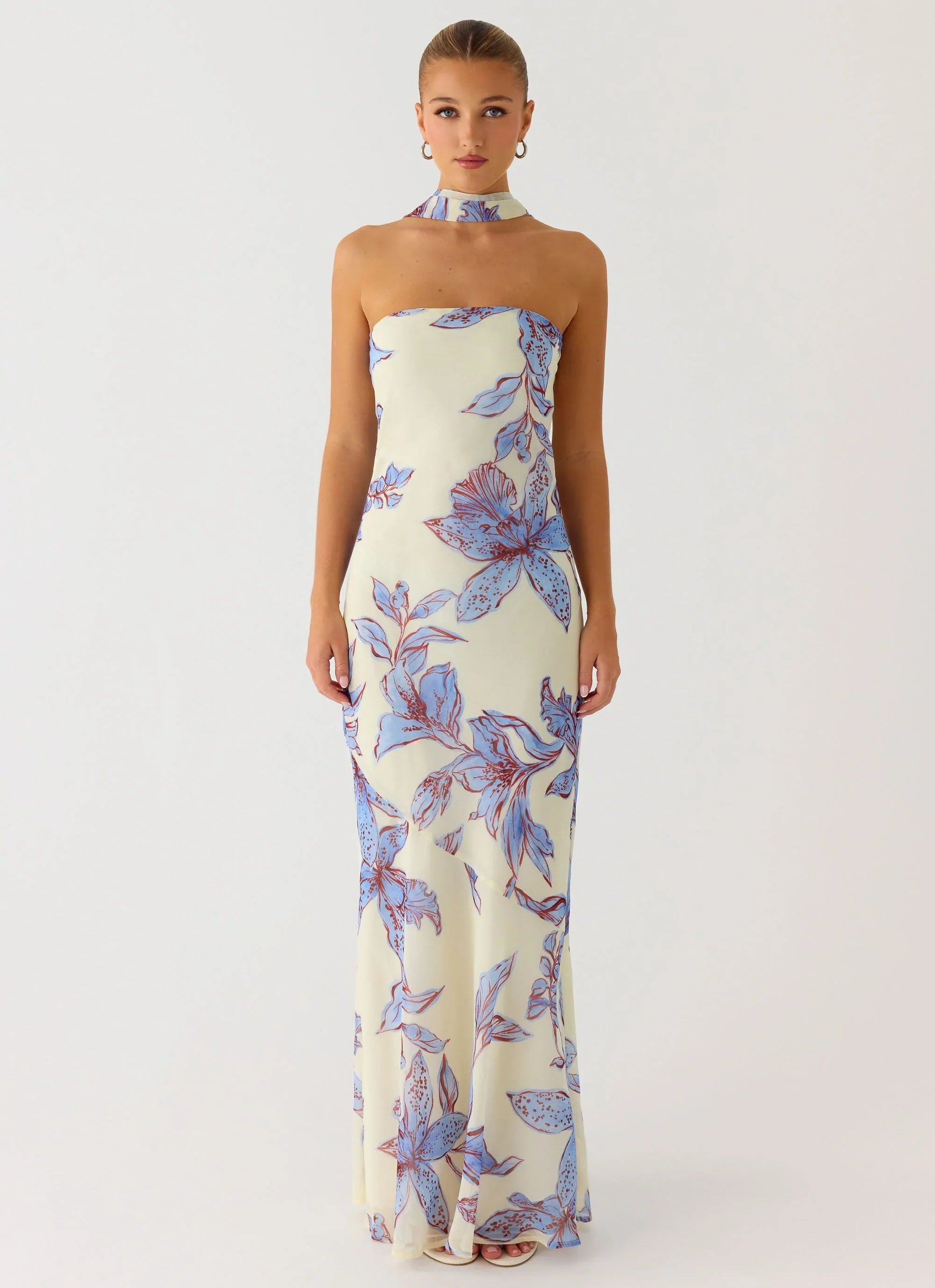 Under The Pagoda Maxi Dress Violet Blossom