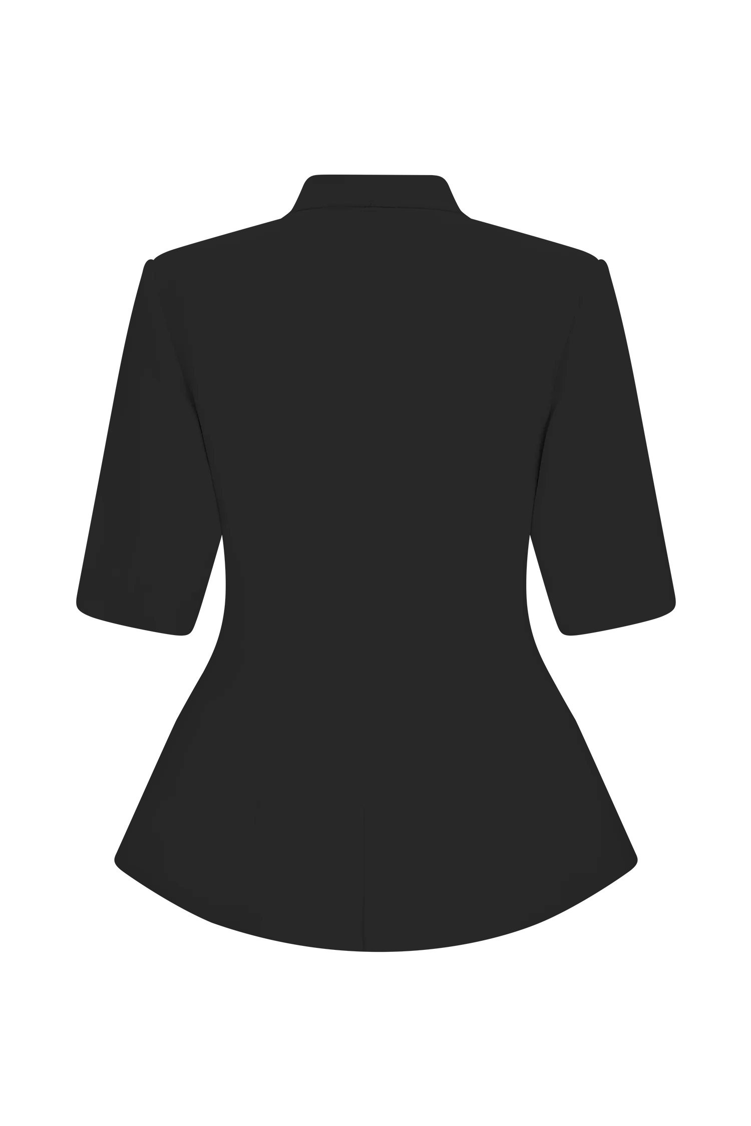 Opal Puff Sleeve Suiting Top Black