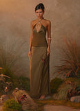 Mavie Maxi Skirt Khaki