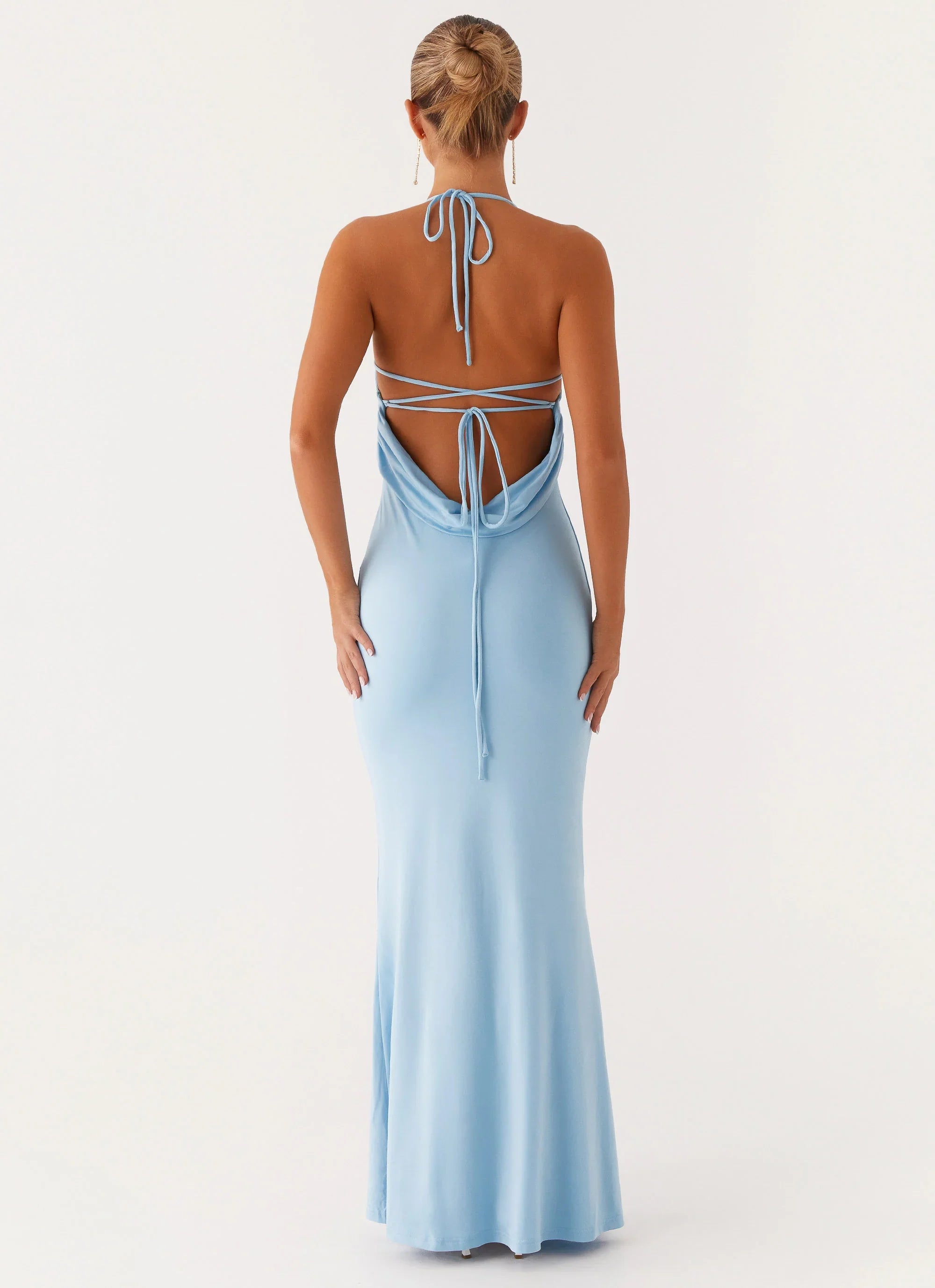 Talk About Us Maxi Dress Blue