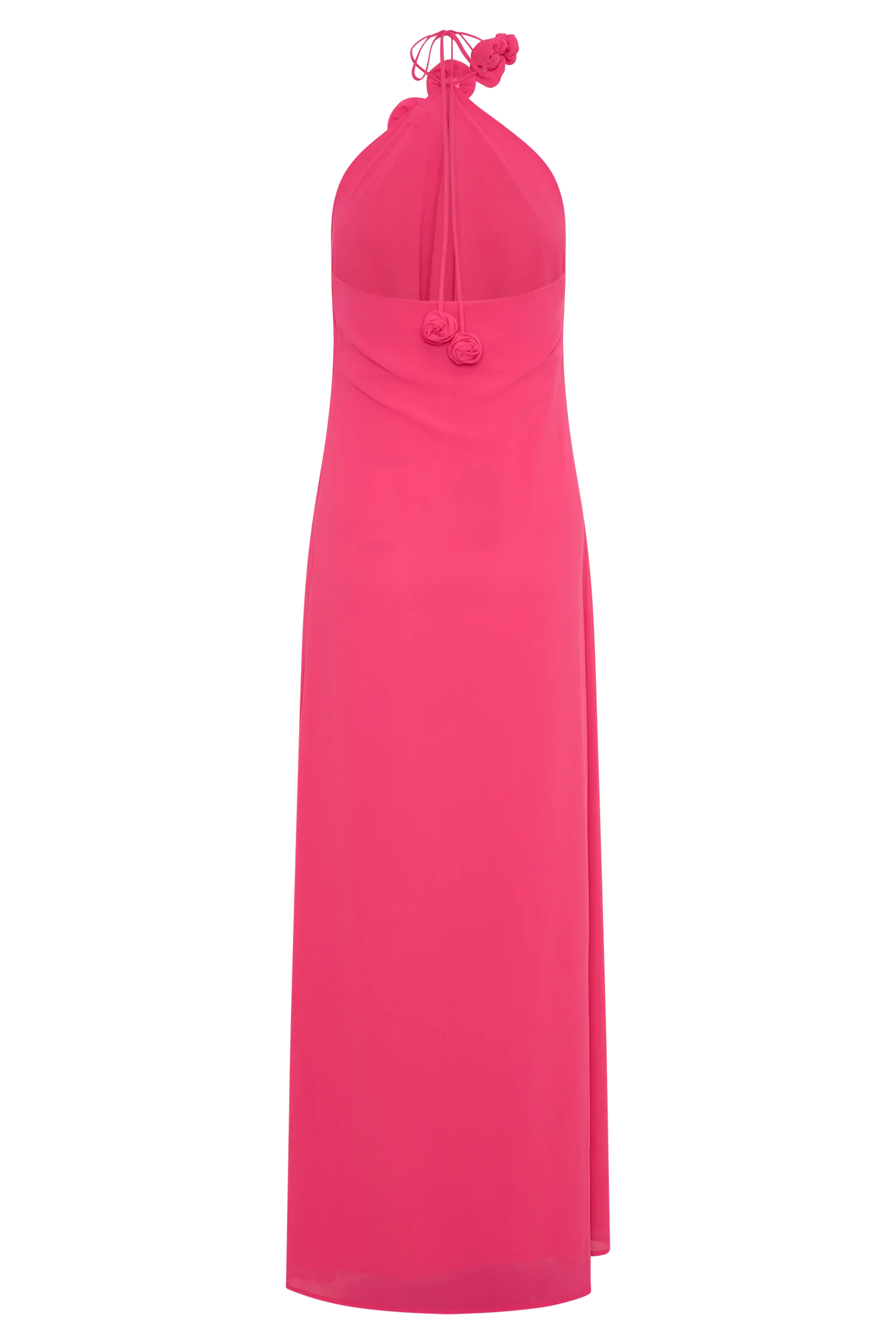 Rosalia Cowl Neck Maxi Dress Raspberry