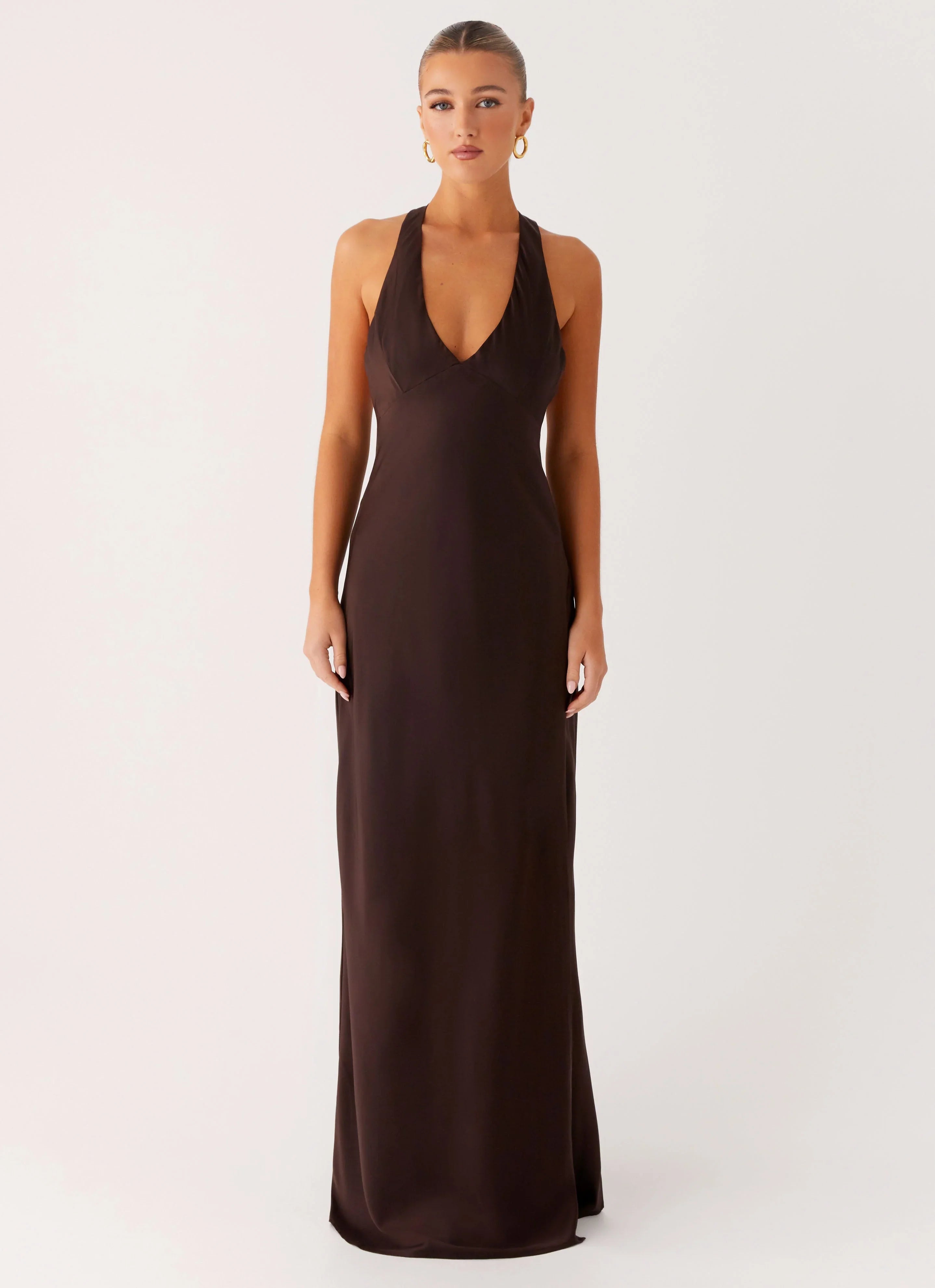 Angie Maxi Dress Chocolate