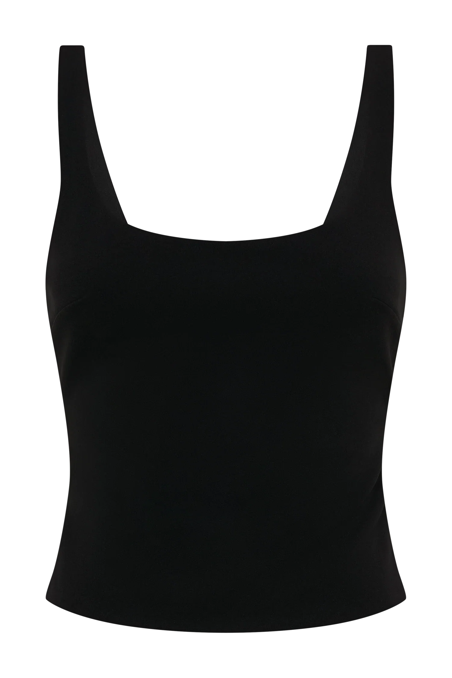 Blanca Stretch Crepe Cami Top Black