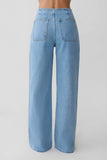 Caitlin Mid Rise Denim Jeans Classic Blue