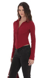 Button Up Shirt in Red
