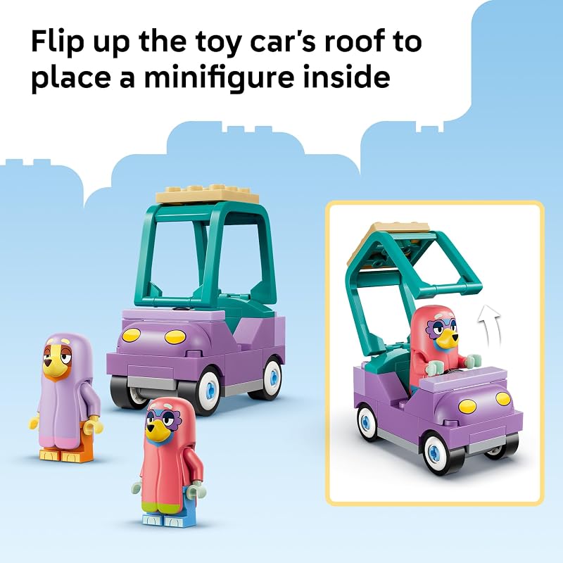 LEGO Bluey Grannies with Bingo and Bluey 11216 Birthday Gifts for Girls Boys Ages 4 Building Toy for Kids 80 pieces W 2 Bluey Figures Playset
