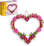 LEGO Heart Ornament Building Toy Set Fun Arts and Crafts Idea for Girls and Boys Ages 9 Display on The Wall as Home Decoration Gifts for Kids 40638