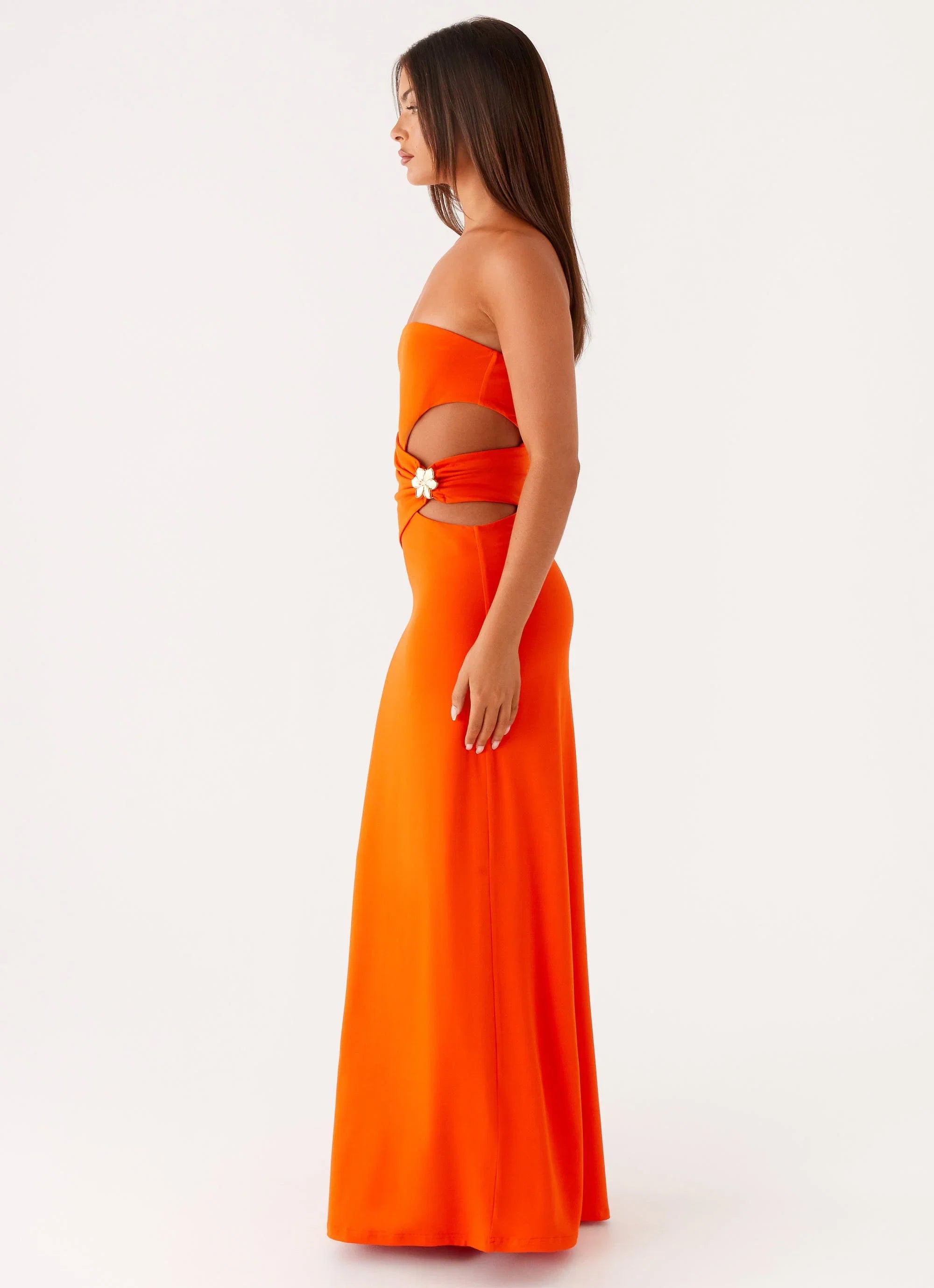 Anetta Maxi Dress Orange