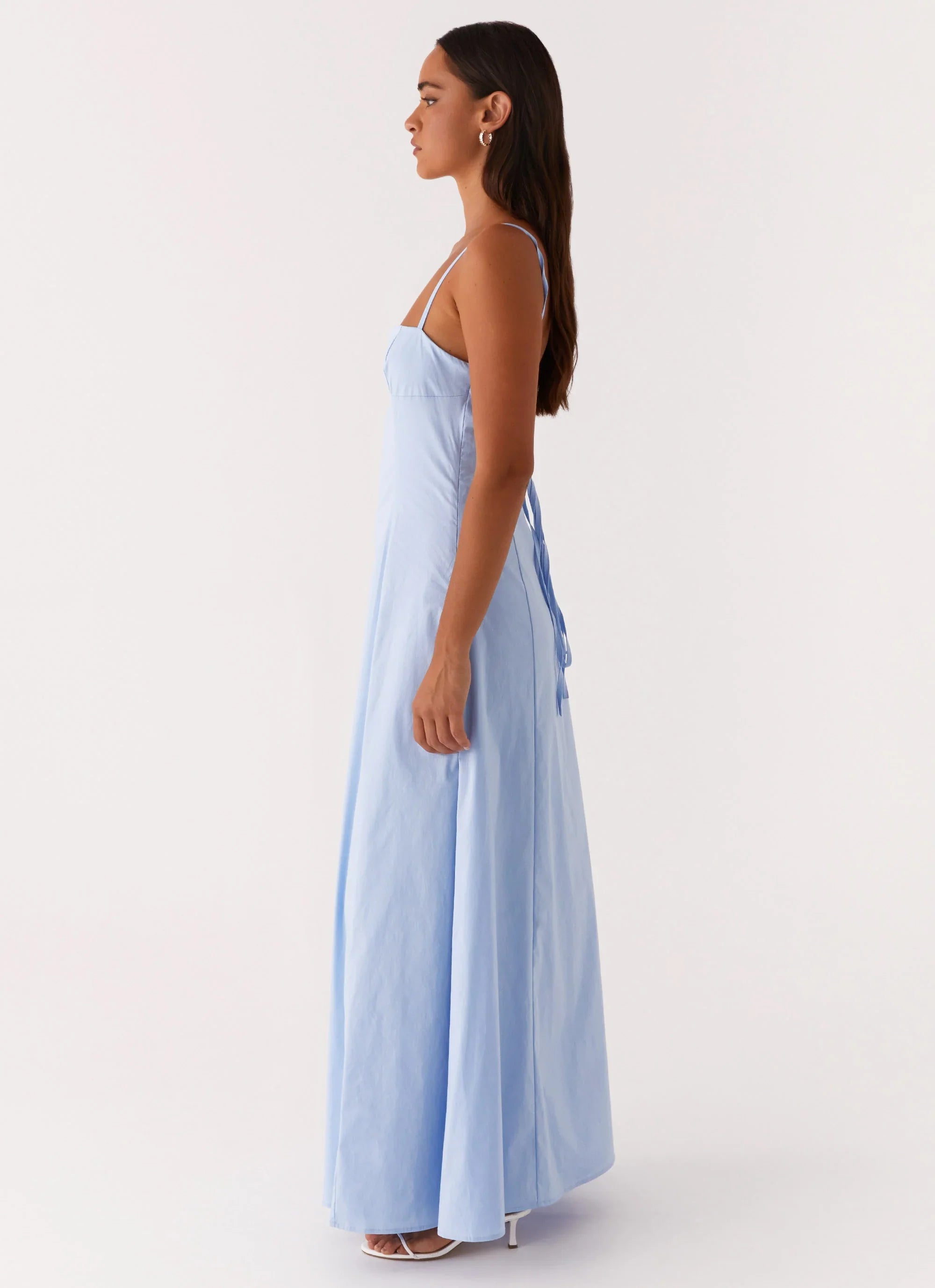 Clear As Day Maxi Dress Blue