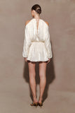 Minna Halter Mini Dress Opal White