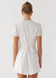 Sweet Lullaby Mini Dress White
