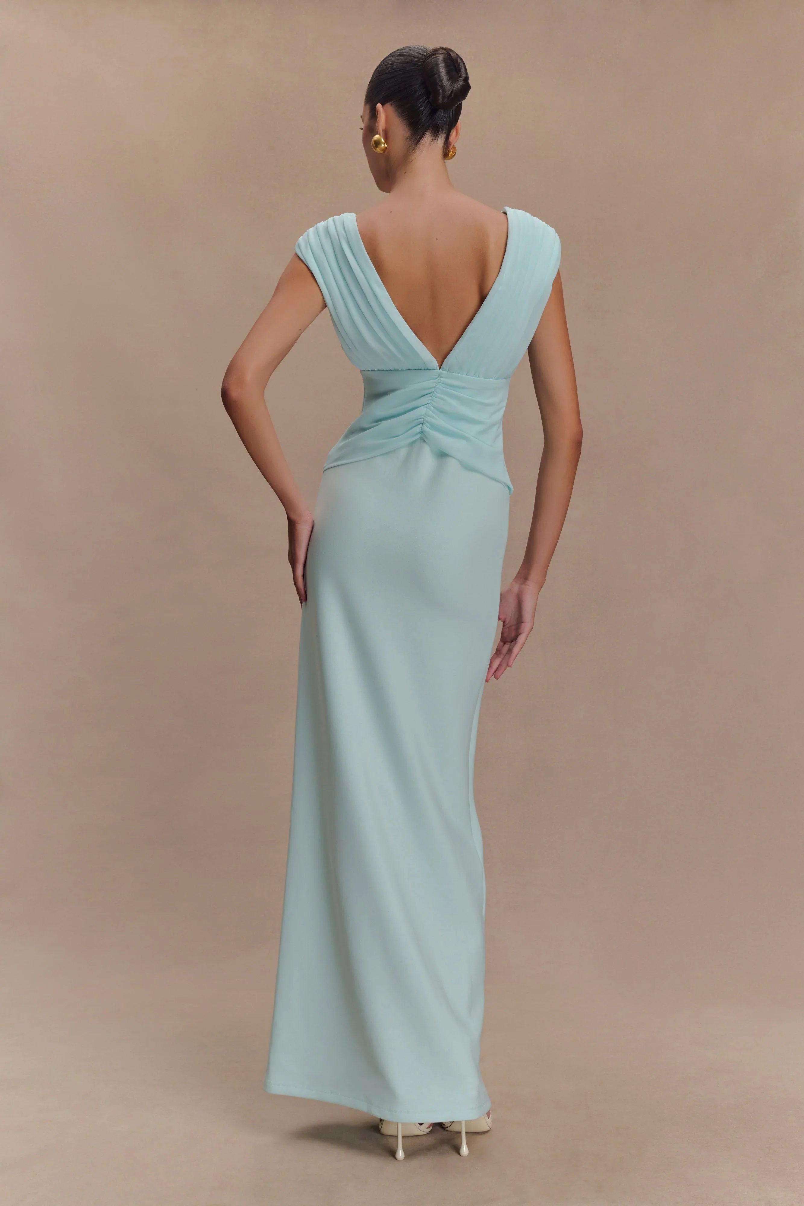 Monique Maxi Dress Ice Blue