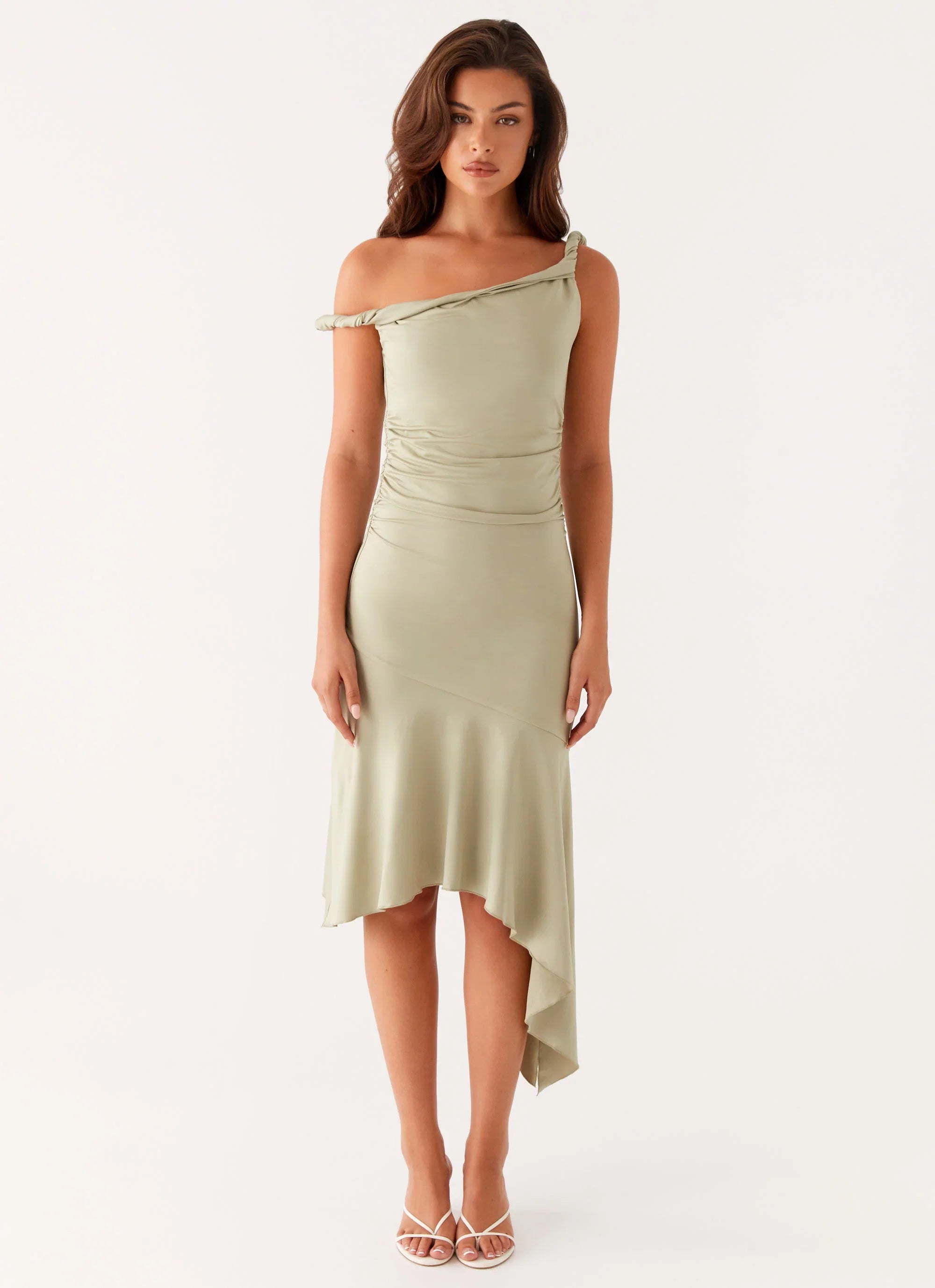Huntah Midi Dress Sage