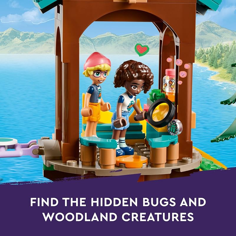 LEGO Friends Adventure Camp Tree House 42631 Back to School Gift for Students Building Toy Girls Boys Ages 8 Toy Figures Playset 1128 pieces W 5 Minidolls