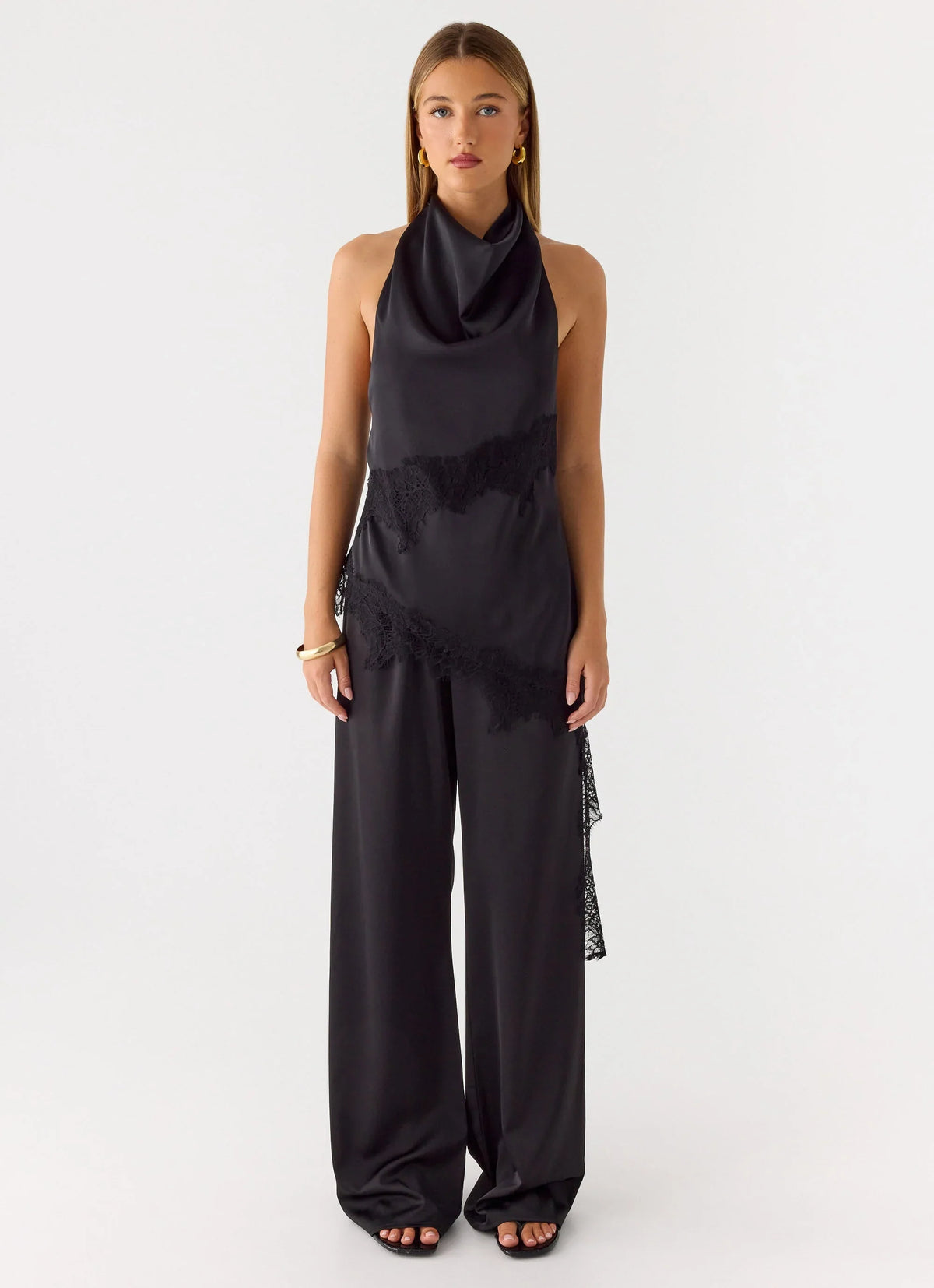 Emilee Cowl Top Black