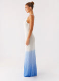 Kiki Maxi Dress Ombre Blue