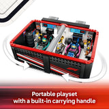 LEGO City F1 Garage Mercedes AMG Alpine Cars Toy Model Race Car Building Toy and Portable Playset for Kids Boys and Girls Ages 7 F1 Collectible for Fans Gift Idea for Birthdays 60444
