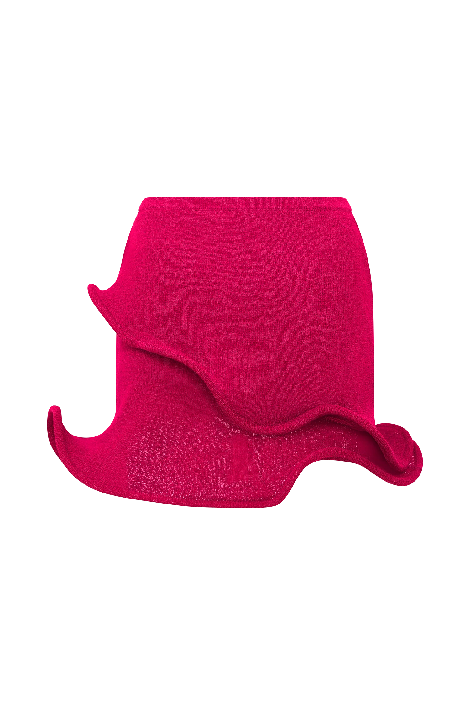 Haisley Knit Mini Skirt Raspberry