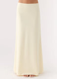 Like A Flower Maxi Skirt Lemon Yellow