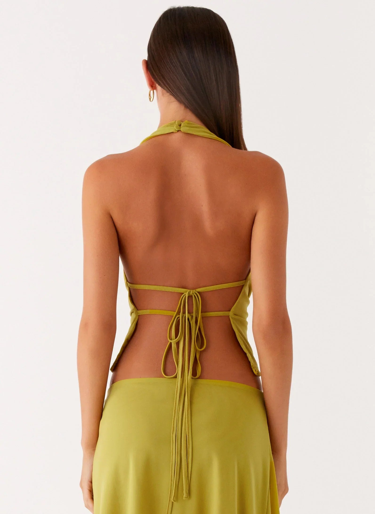 Lustra Cowl Top Lime