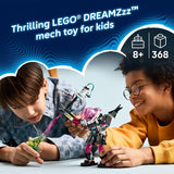LEGO DREAMZzz Mateo vs Cyber Brain Mech 71495 Building Toy Boys Girls Ages 8 2 Building Options 2 Figures Gift Idea Sturdy for Pretend Play 368 pcs