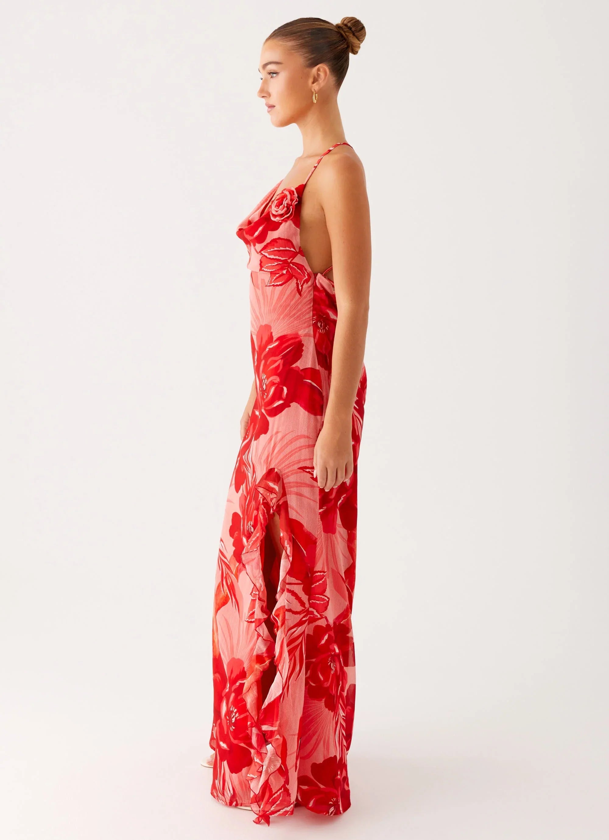 First Class Maxi Dress Sicily Sunsets Print