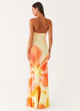 Iroha Strapless Maxi Dress Mimosa Blossom