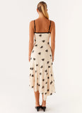 Amelia Midi Dress Nude
