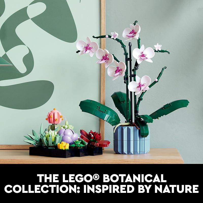 LEGO Botanicals Succulents 10309 Back to School Gift for Students Teachers Building Set for Adults Ages 18 771 Pieces Artificial Plant Home Decor