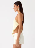 Viona Halter Top Yellow