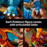 LEGO Pokémon Venusaur Charizard and Blastoise Building Set for Adults Ages 18 Collectible Pokémon Figures Gift Idea for Men Women 72153