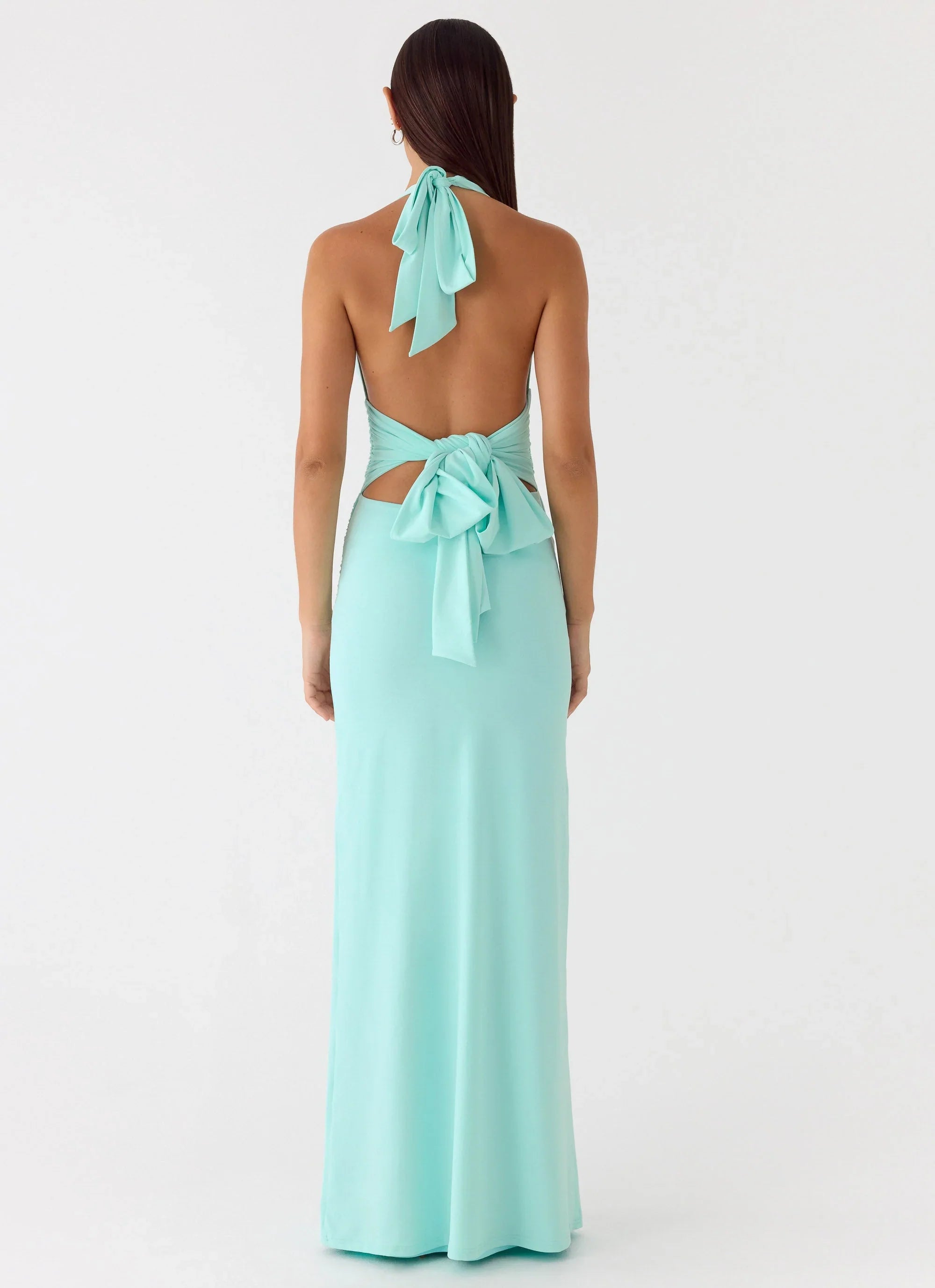 Rhia Halter Maxi Dress Mint