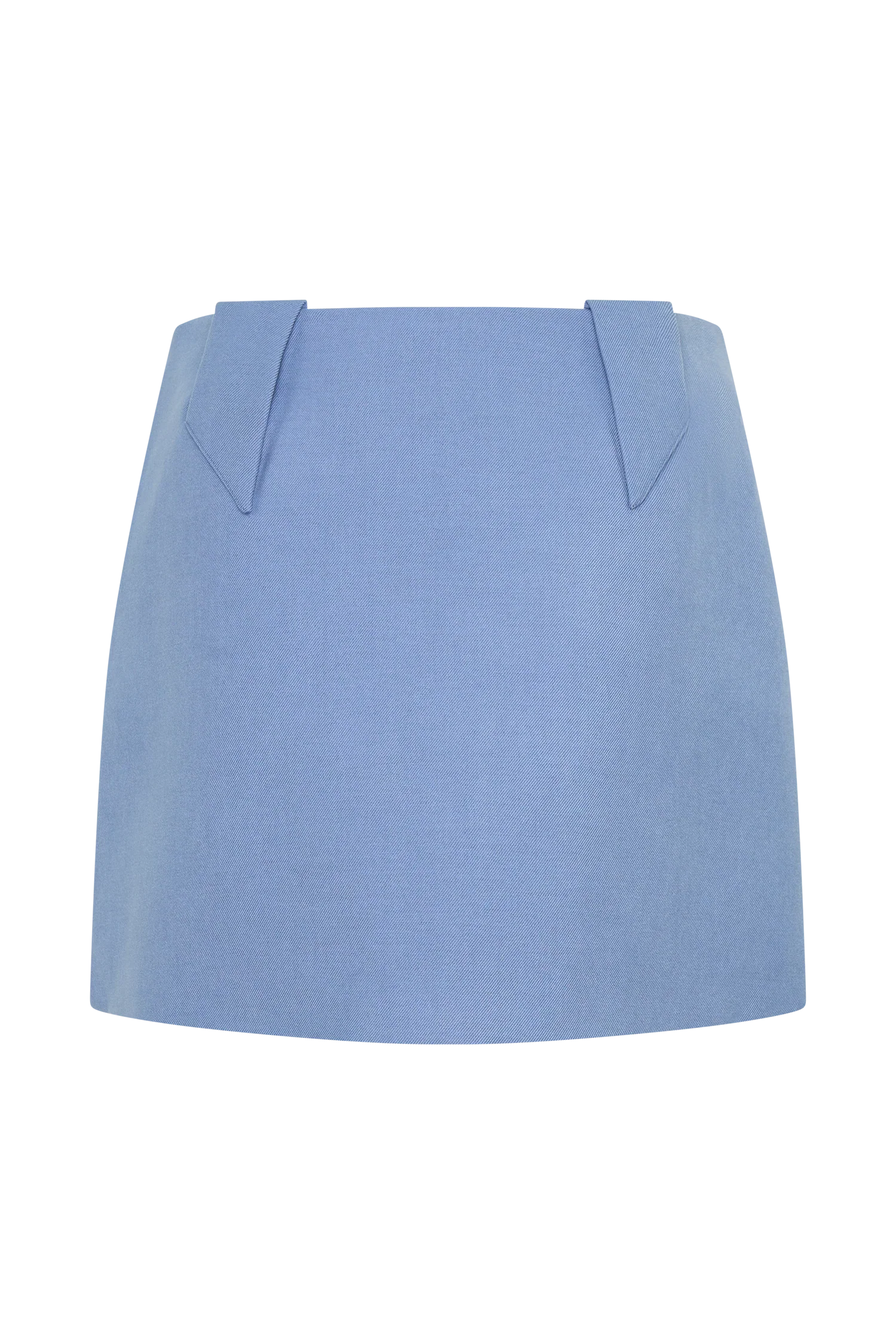 Gina Suiting Mini Skirt Ocean Blue