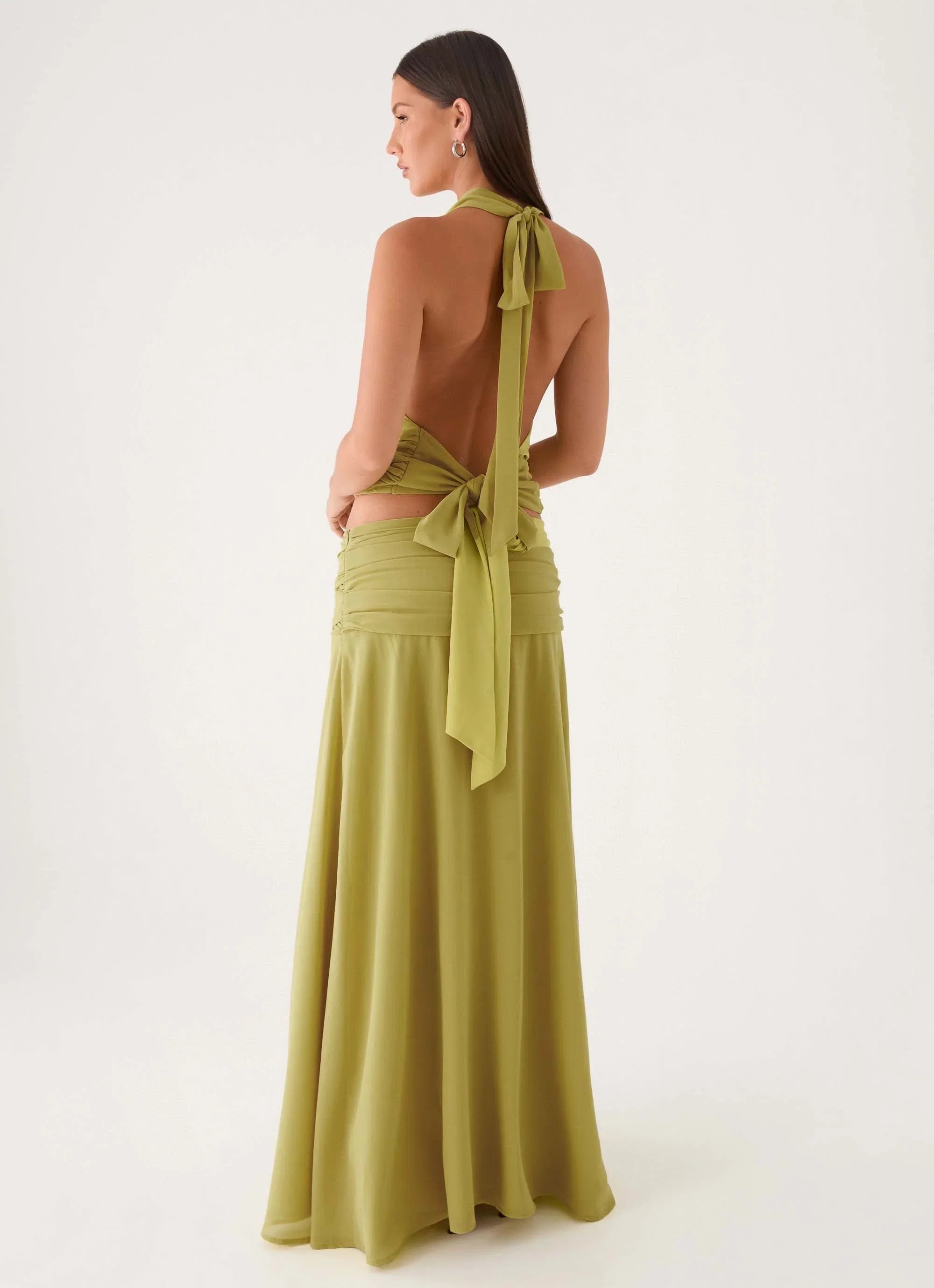Willowmena Maxi Skirt Lime